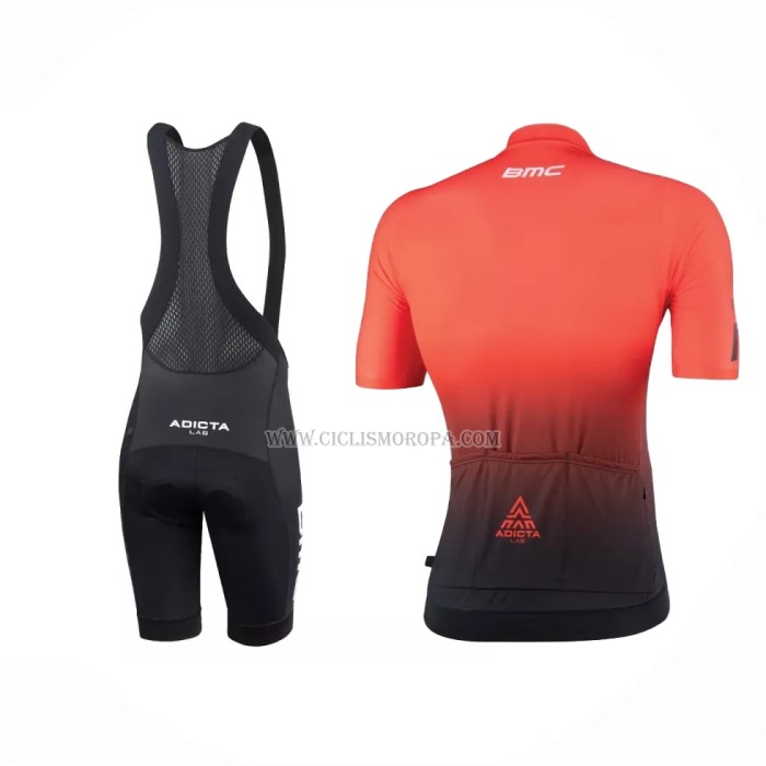 2022 Ropa Ciclismo BMC Naranja Mangas Cortas y Culotte ioui004